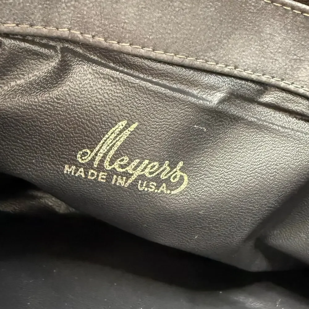 Vintage Meyers USA Monogram Envelope Crossbody Bag  Geometric Shoulder Purse